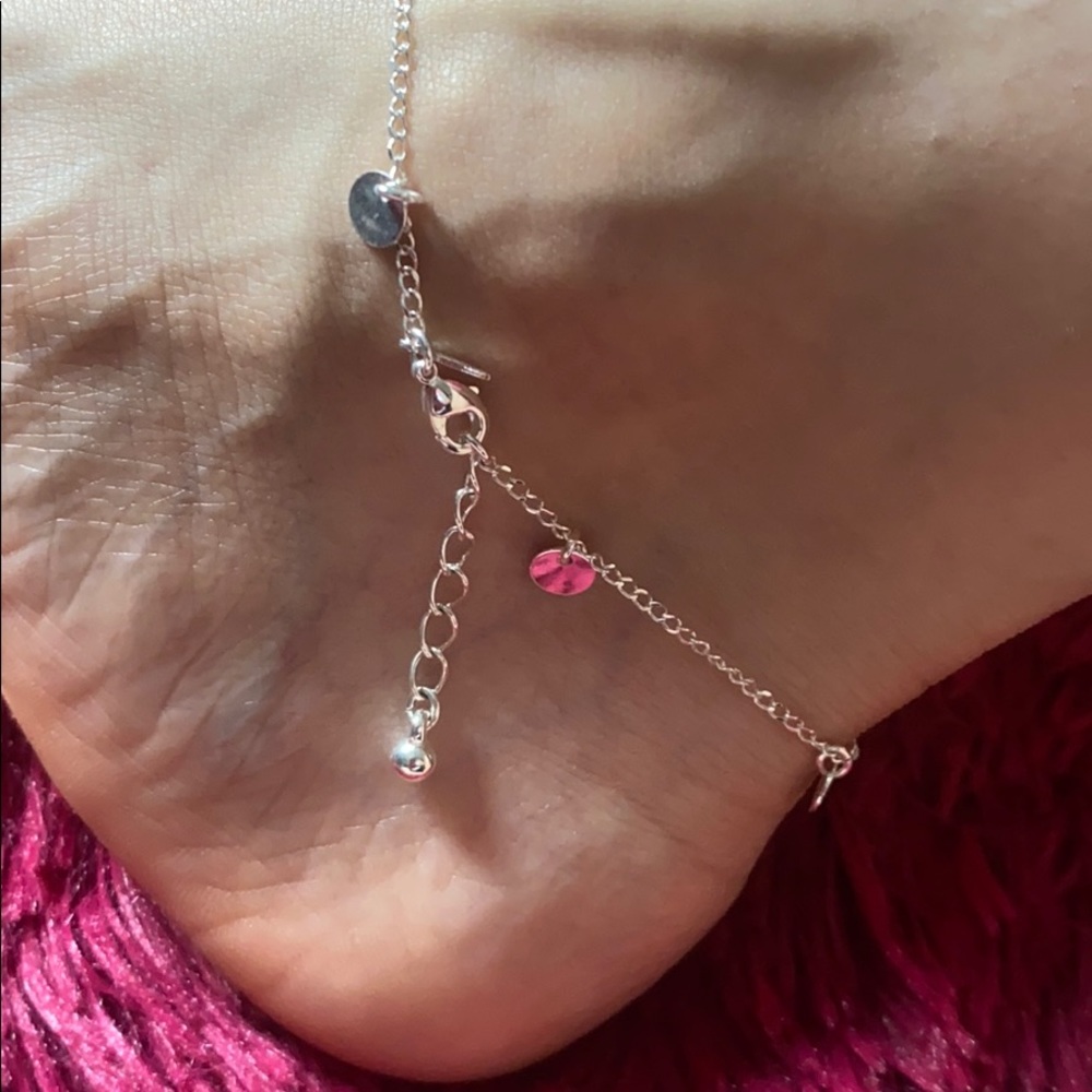Vintage Avon NR silvery anklet with circular details - Picture 4 of 8